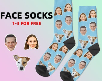 etsy dog face socks