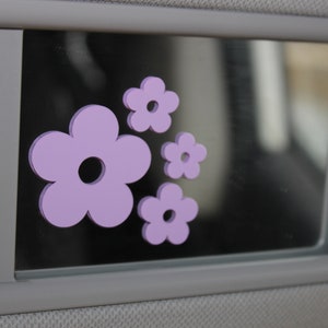 mirror flowers sticker