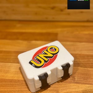 UNO Card Storage Box – Protective Travel Case for UNO Cards – Secure Deck Holder – Card Game Accessory
