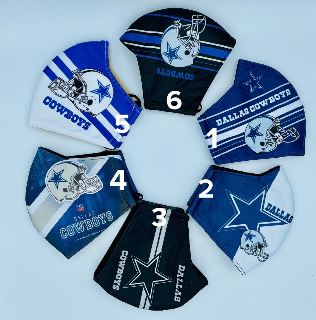 NFL Dallas Cowboys Highquality Assorted Sports Face Mask, Adult Face Mask, Football Face Mask