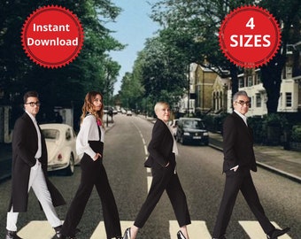 Imprimible de Abbey Road de Schitt's Creek: una versión humorística de un clásico icónico, Shutterfly