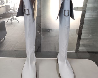 The Legend of Zelda: Breath of the Wild Link Cosplay Shoes Men Long Boots Customized Made Ver 2