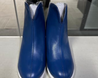 Scarpe blazer bionde, spedizione Mandy Cosplay, stivali da donna personalizzati