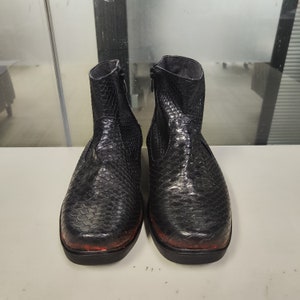 Good Omens Demon Crowley Shoes Cosplay Men Boots