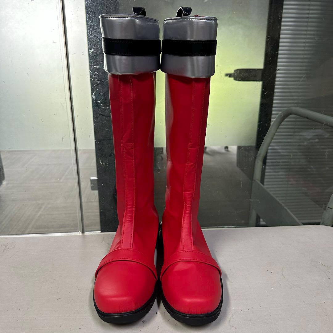 Deka Red Tokusou Sentai Dekaranger Shoes Cosplay Men Boots