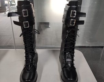 The Christmas Chronicles Santa Claus Cosplay Shoes Boots Handmade