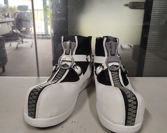 Sapatos Cosplay Kingdom Hearts Sora Botas Masculinas Versão Branca