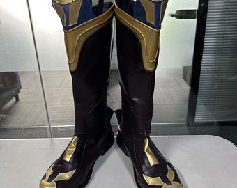 Avengers Infinity War Thanos Shoes Cosplay Men Boots