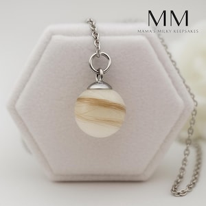 Kit DIY complet de collier de perles pour lait maternel et bijoux de crémation