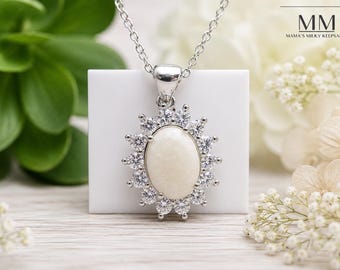 Kit fai da te per gioielli con latte materno, crea la tua collana ricordo, collana commemorativa ipoallergenica in resina per ceneri di cremazione