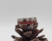 Emmett Mountain Inlay Breastmilk Ring Made for You