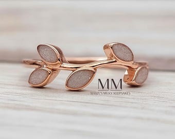 Meadow Breastmilk / Cremation Ashes Ring DIY Kit, Mother's Day Milk Keepsake Ring, Pet Memorial Keepsake
