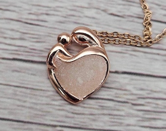 Mothers Heart Necklace Pendant Breastmilk & Cremation Jewelry Complete DIY Kit