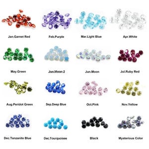 Two Foot Print Birthstone Necklace Pendant Sterling Silver Breastmilk &/OR Cremation Jewelry Complete DIY Kit Ships Next Day image 7