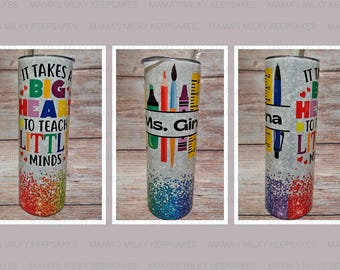 Personalized Teacher Tumbler Gift, Educator Tumbler, Daycare Staff Gift, Personalized ECE Tumbler with Name, Teacher Appreciation Gift