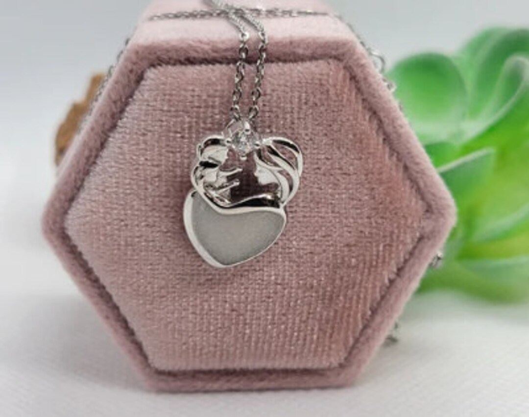 Mother and child pendant - Breastmilk Jewelry DIY Pendant