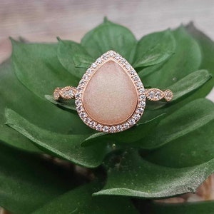 Felicity Tear Drop Breastmilk Ring Made for You