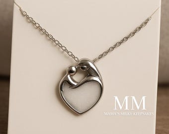 Breastmilk Jewelry DIY, Breastmilk Necklace DIY Kit, Mom and Child Keepsake, Memorial Jewelry, Cremated Remains Necklace, Mothers Day Gift,