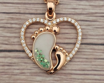 Forevermore Footprint Necklace Breastmilk Jewelry DIY Kit