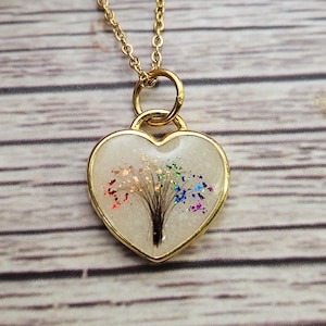 Breastmilk and Baby Hair Heart Necklacre | Sterling Silver Breastmilk Cremation Jewelry | DIY Kit | Rainbow baby or birthstone