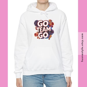 Cheerleader Hoodies, Cheerleader Hooded Sweatshirt, Cheerleader Stuff, Cheerleader Shirt Girl, Gift for Cheerleader, Cheer Hoodies