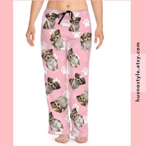 Hundeliebhaber Pyjama Hose, Damen Pyjama Hose, Hund Pyjama Hose, Pyjama Hose mit Hund, Mädchen Pyjama Hose, Haustier Pyjama Hose, Geschenk für Hundeliebhaber