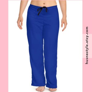 Pantalones de pijama azules, pantalones azules, pantalones de mujer, pantalones cómodos, pantalones de pijama para niñas, pantalones de pijama para mujeres, pantalones de pijama para adultos, pijamas azules