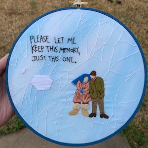 Eternal Sunshine of The Spotless Mind Embroidery piece