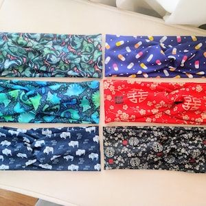 Knotted Twist Turban Headband - Miscellaneous Fabric