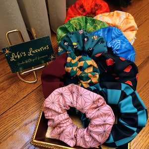 Anime Inspired Pocket Scrunchies