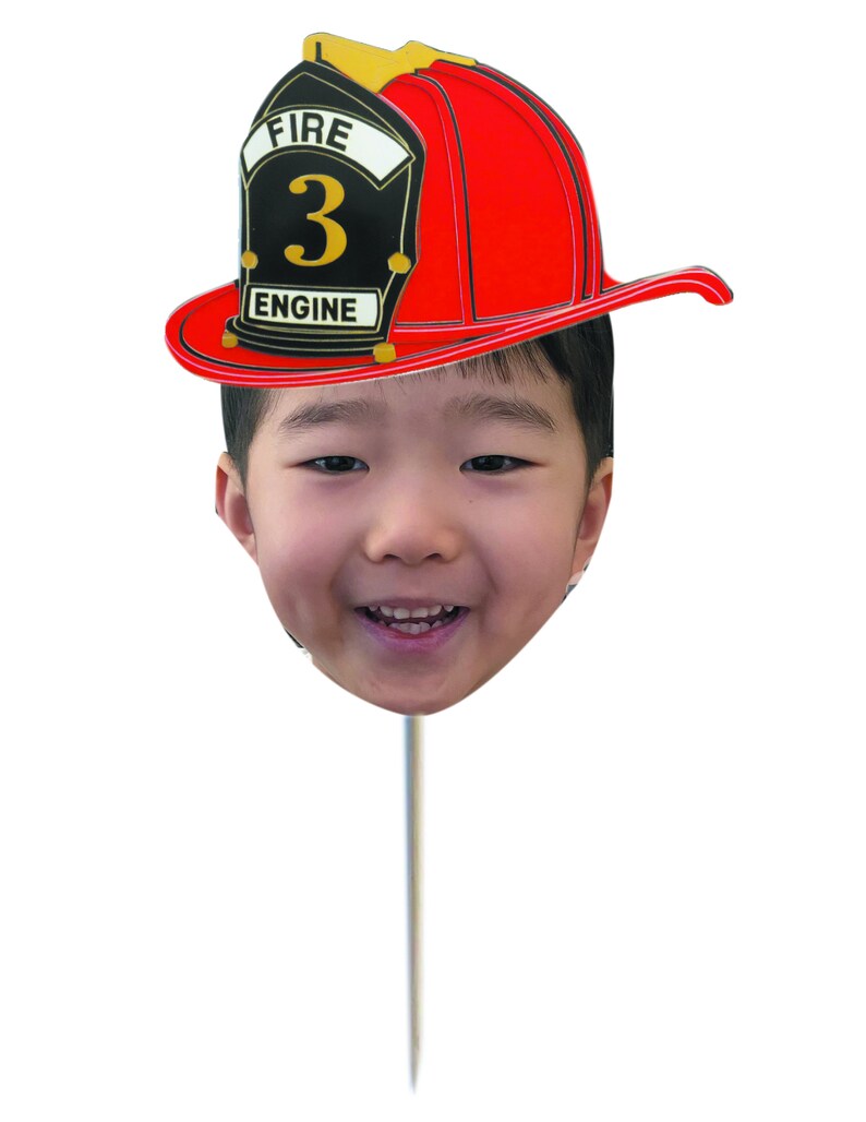 Baby Photo Cupcake Toppers, Cupcake Face Toppers, Personalised Birthday