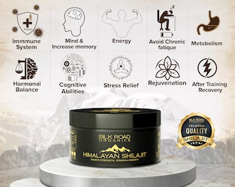 Pure Himalayan Shilajit Resin – Altai Supplement for Energy, Stamina, Vitality