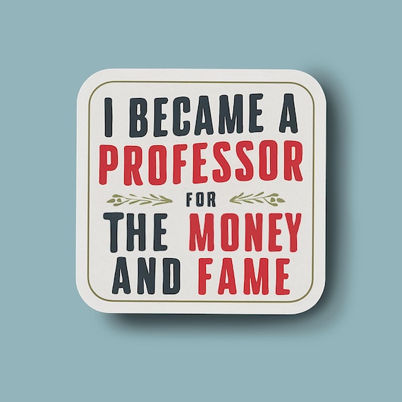 Professor sticker, Professor gift, teacher gift, funny professor sticker