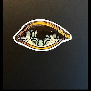 Vinyl Sticker Decal Halloween, SINGLE All Seeing Eye