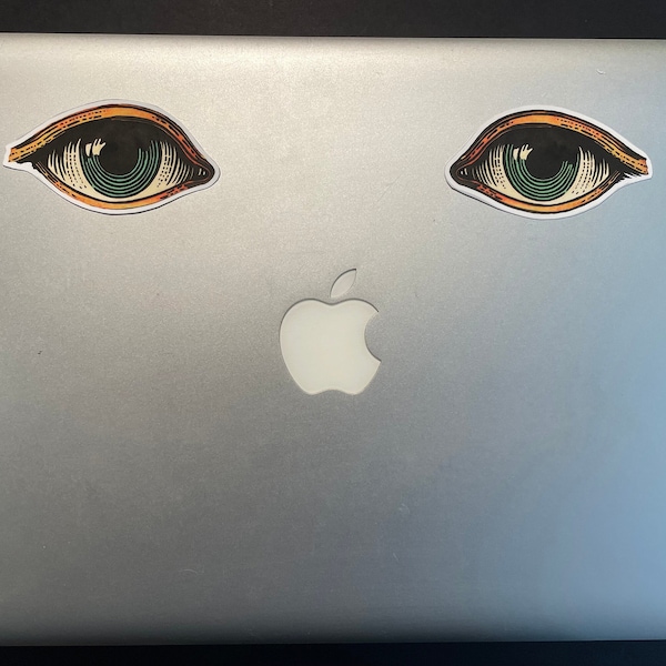 A Pair of All Seeing Eyes  Vinyl Stickers