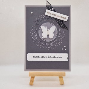 Kondolenskarte Schmetterling