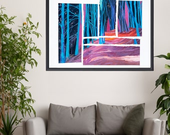 Night Forest Print