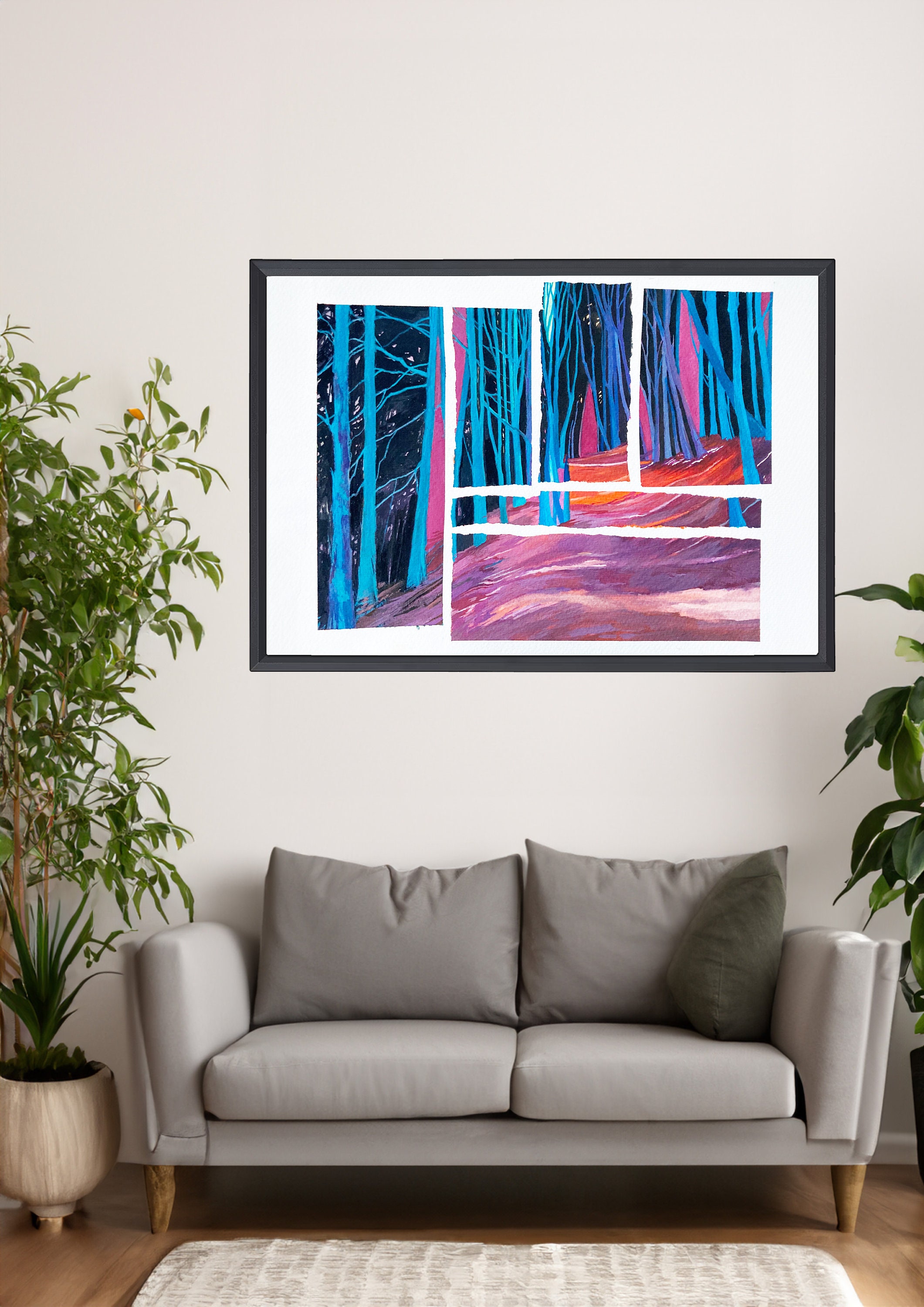 Night Forest Print