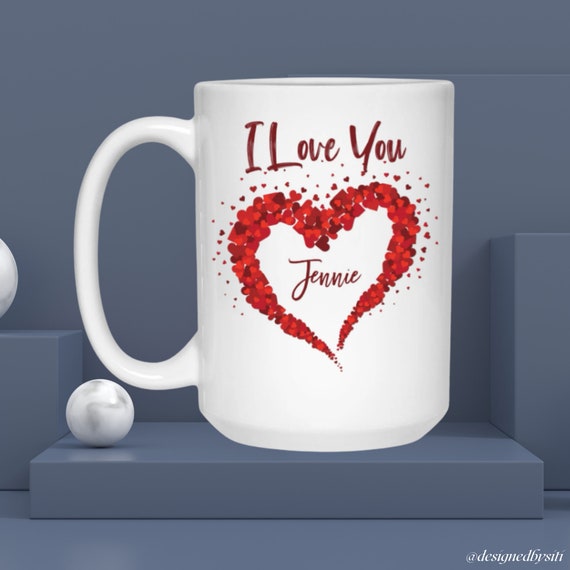 Set 2 tazze di coppia Fidanzato e Fidanzata Come il mio caffè, idea  regalo per San Valentino!