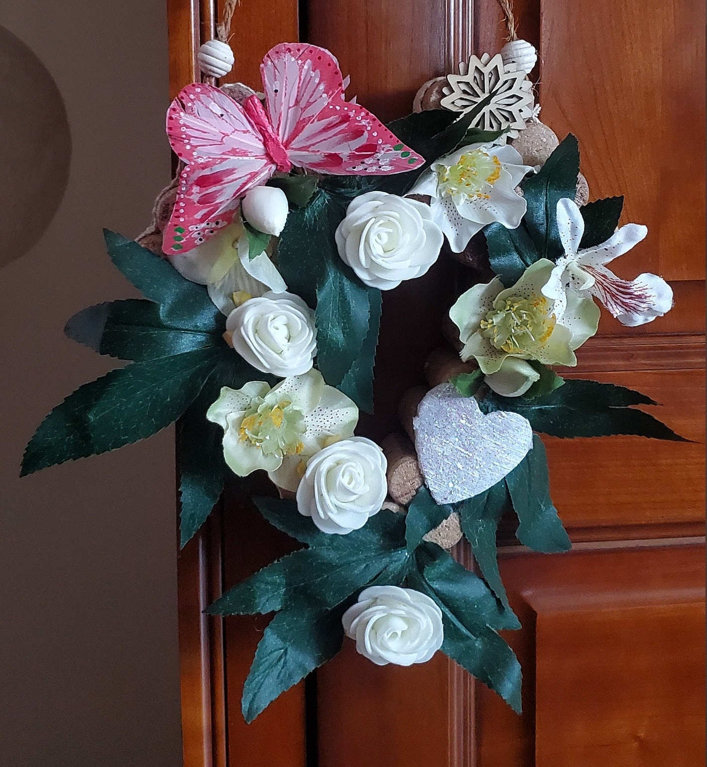 Coeur Fleurie Suspendu