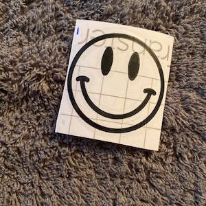 Smiley Face | Vinyl Decal | Happy | Decal | 90s Nostalgia | Hydroflask | Smiley | Custom