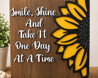 Rustic Quote Hanging Sign
