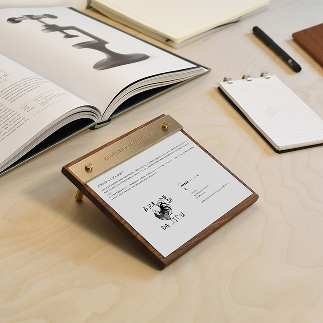 Wooden Clipboard Menu Holder, Custom Clipboard With Logo, Table Stand