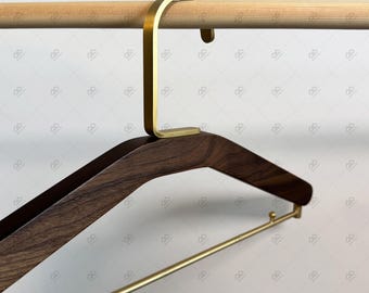 Adult Pants Hanger, Custom Modern Minimalist Hanger, Metal Hanger for Suit Pants and Long Skirts