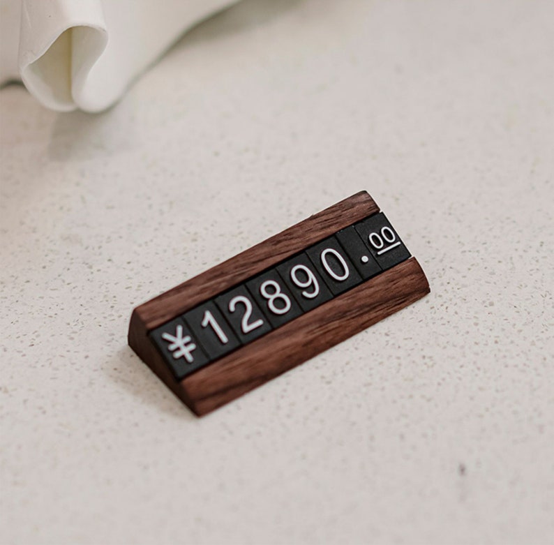 Small Wooden Price Tags for Retail Pricing Display Etsy