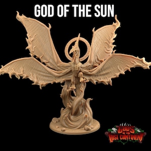 God of the Sun, Pteranodon Phoenix | Gods of the Lost Continent - Dragon Trappers Lodge | D&D | TTRPG | High-Resolution Resin