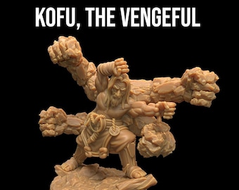 Kofu, the Vengeful | Masters of the Elements - Dragon Trappers Lodge | High Resolution Resin