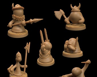 Soldados plasmoides / Engendros del rey del cieno - Dragon Trappers Lodge / D&D / TTRPG / Resina de alta resolución