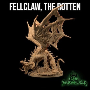Fellclaw the Rotten | The Curse of Traskvale Castle - Dragon Trappers Lodge | D&D | TTRPG | High-Resolution Resin