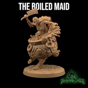 Die gekochte Magd | Der Fluch von Schloss Traskvale - Drachenfallen Hütte | D&D | TTPR | Hochauflösendes Gießharz